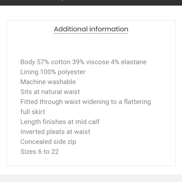 Boden Theodore Pleated skirt - Picture 6 of 6